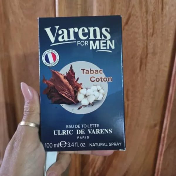 Perfume ulric de Varens tabaco y algodón de hombres