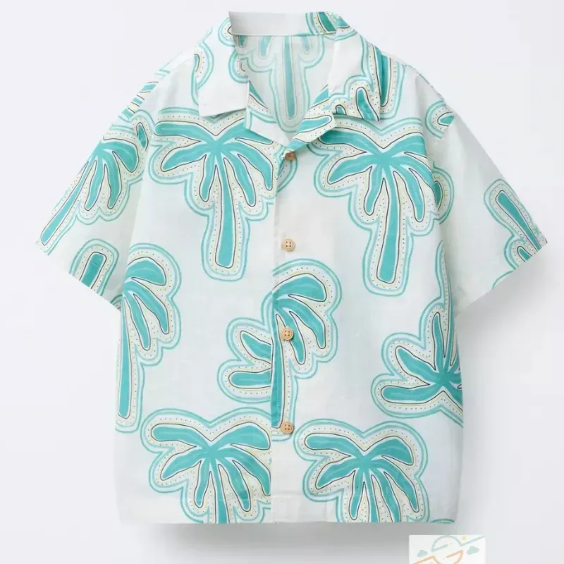 Camisa blanca estampada ZARA