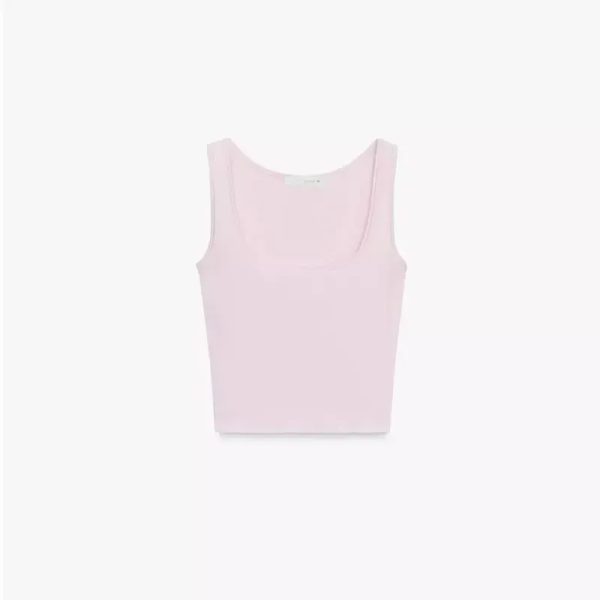 Top Escote Cuadrado Rosa