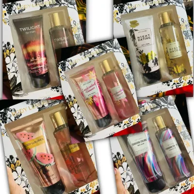 Set de colonia y crema