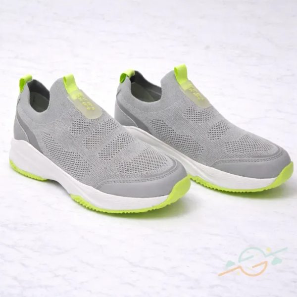 Tenis gris verde LEFTIES #0001