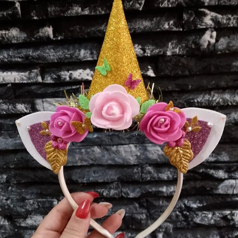 Cintillo unicornio personalizado