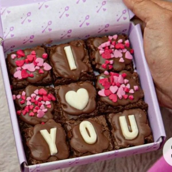 Cajitas de brownies