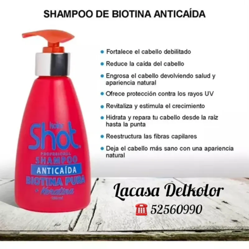Shampo Biotina pura 300ml