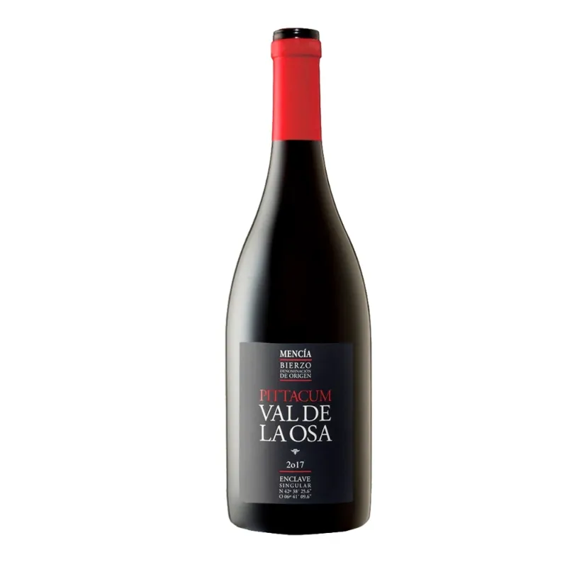 Vino Tinto Mencía D.O.Bierzo PITTACUM VAL DE LA OSA 750ml/6 Caja