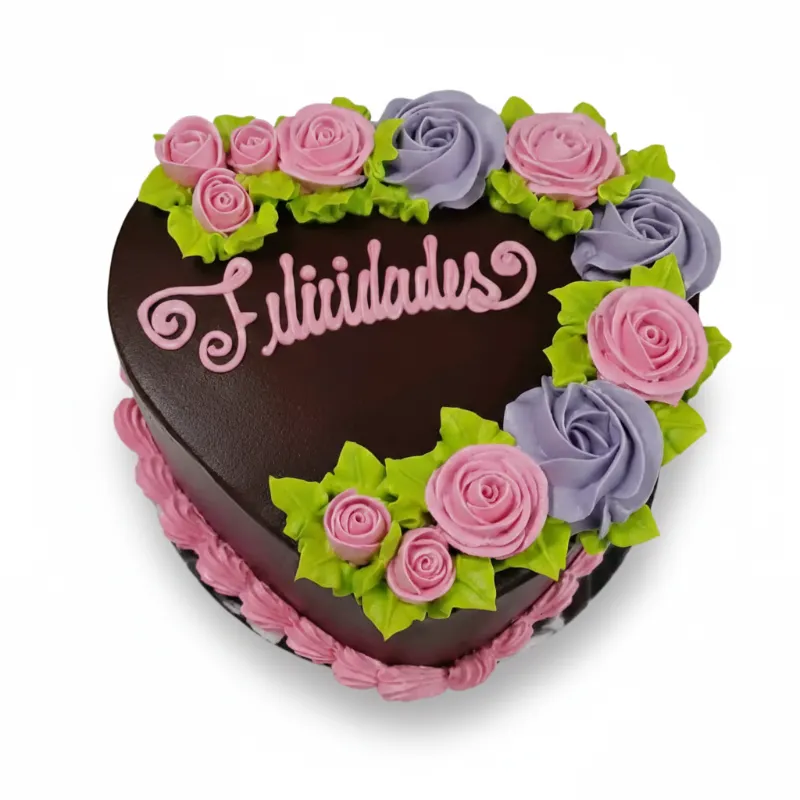 Cake corazón de chocolate 