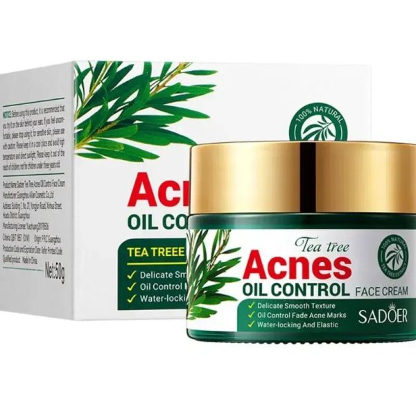 Crema antiacné Control de grasa de té Verde | SADOER 50g