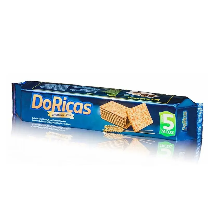 Galletas Saladas DoRicas - Pack 5 tacos (525g)