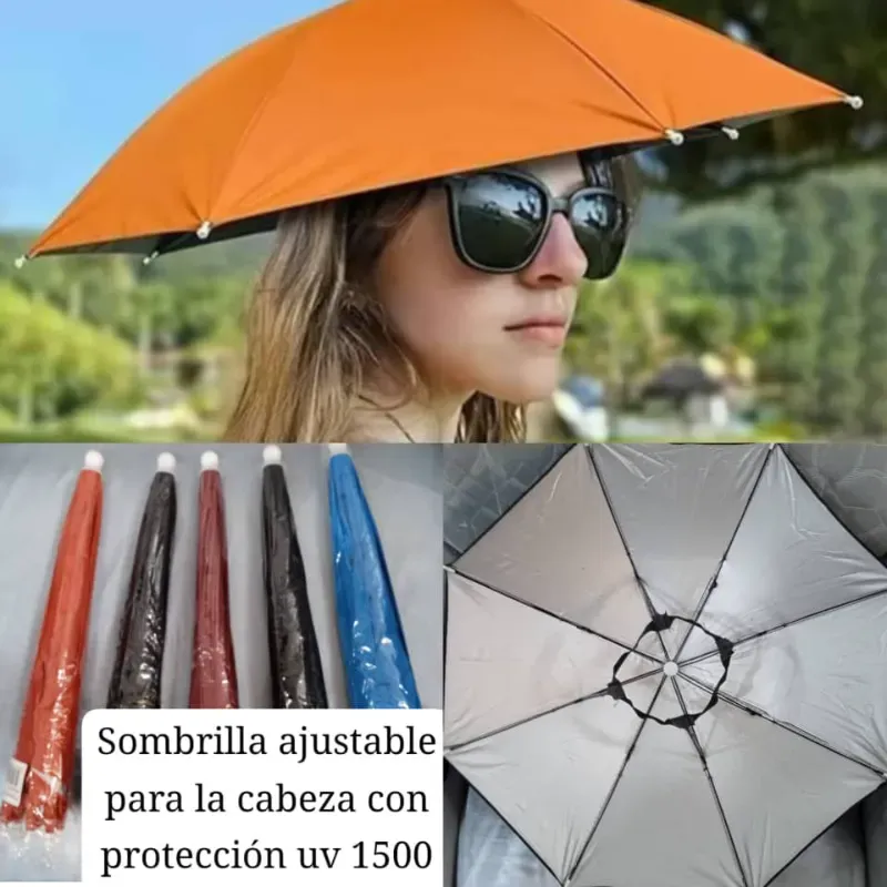 Sombrillas para la cabeza con protección uv