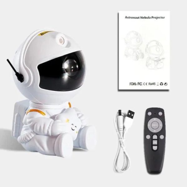 Lamapara proyector astronauta de cielo estrellado, galaxia. Nueva en caja.