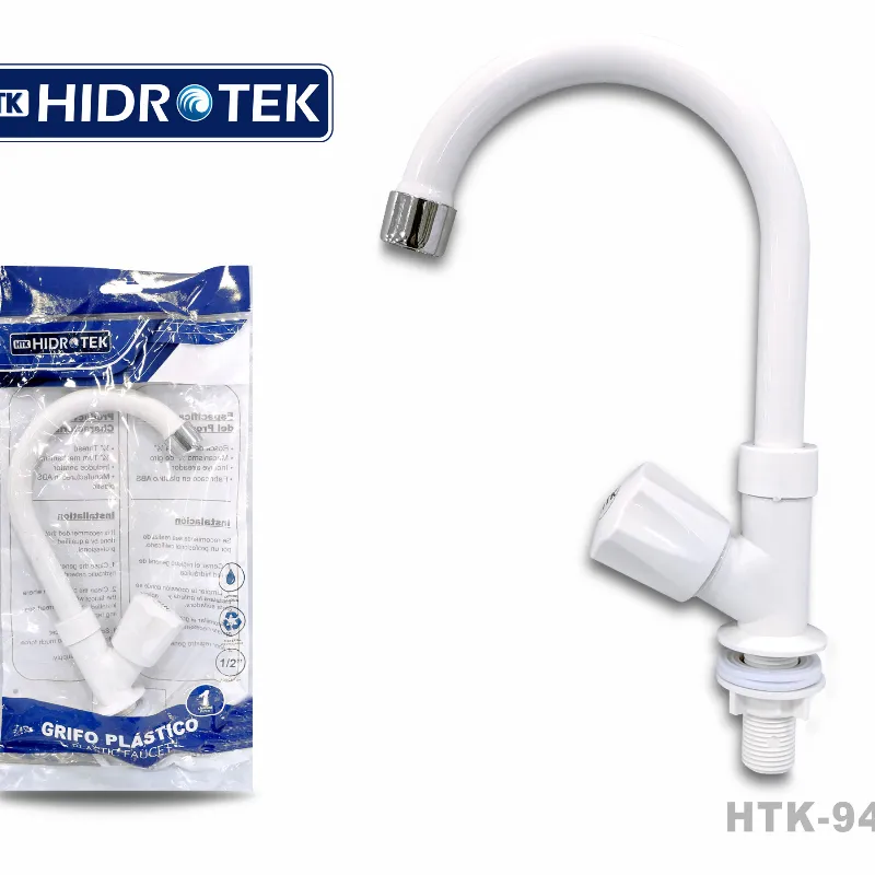 Grifo plástico blanco