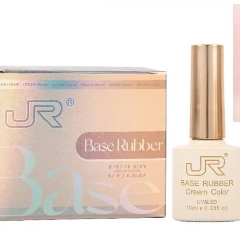 Base Rubber JR 10 ml ( colores crema y blanco lechoso)