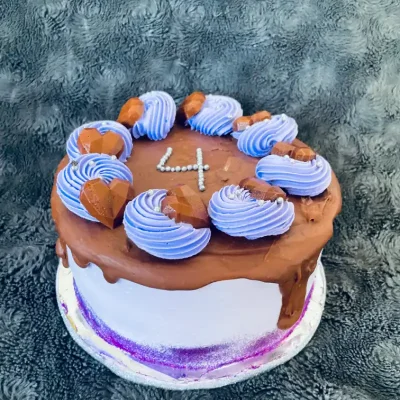 Pastel con chocolate