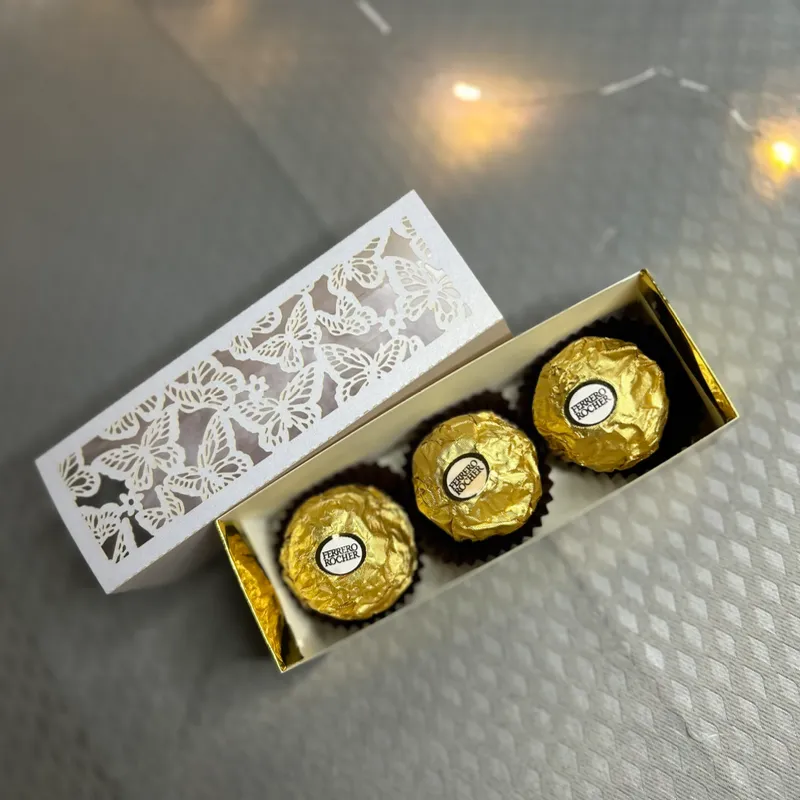 Cajita de 3 Bonbones Ferrero Rocher