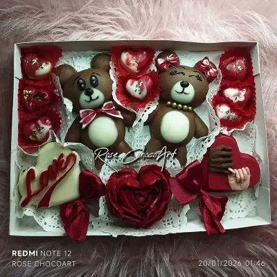 ✨♥️ Caja I❤️YOU con pareja de ositos ♥️✨ (II)