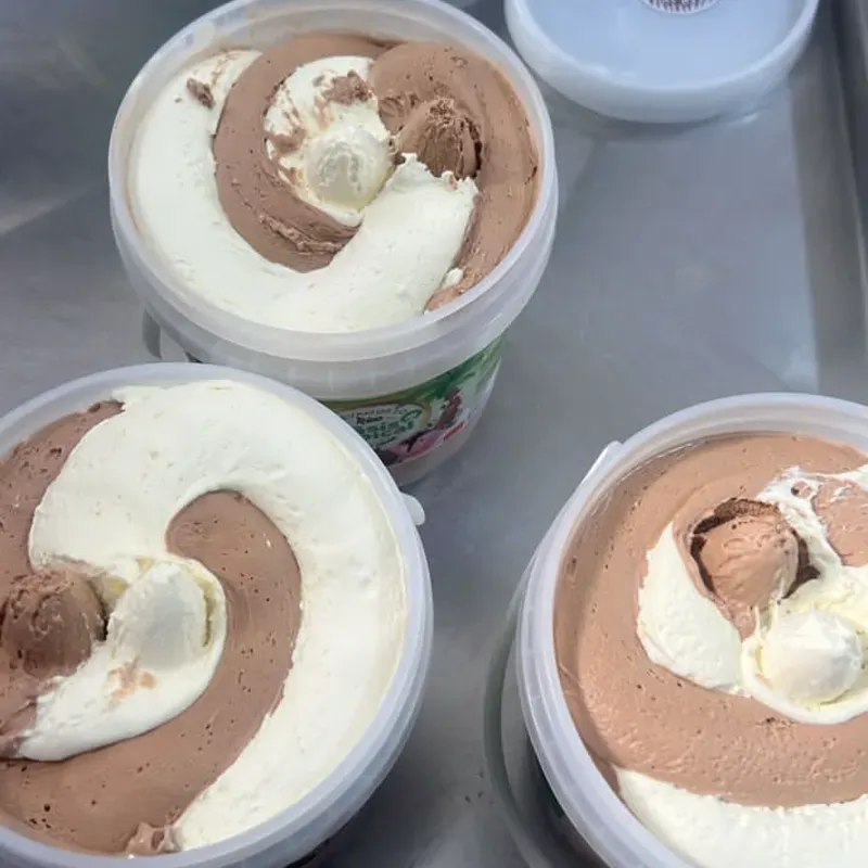 Helado 1 L rizado de chocolate