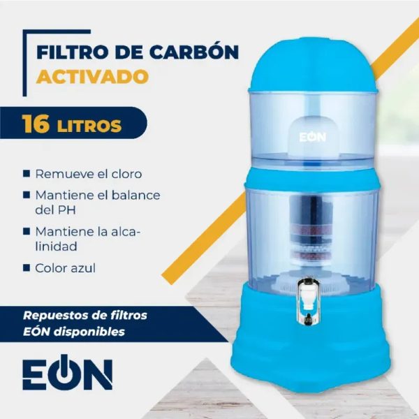 FILTRO DE AGUA 16L EÓN AZUL (FAD)