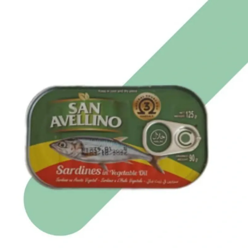 Sardinas en aceite vegetal