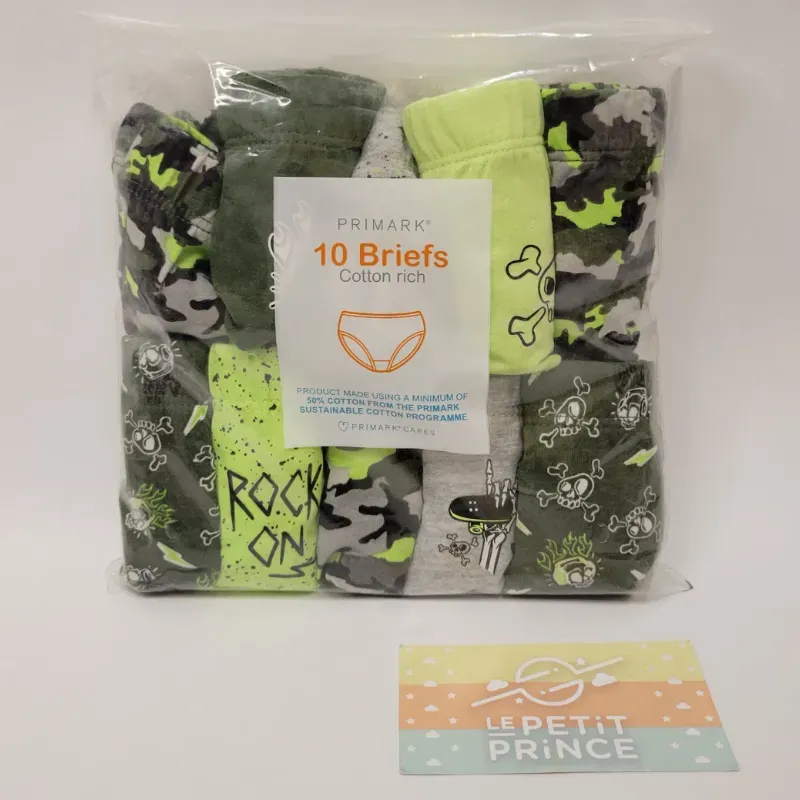 Pack 10 calzoncillos PRIMARK #0001