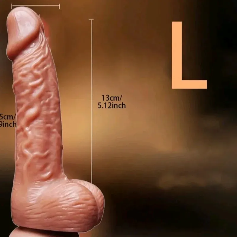  Dildo Realista con Ventosa (Tamaño L) de 17.5cm