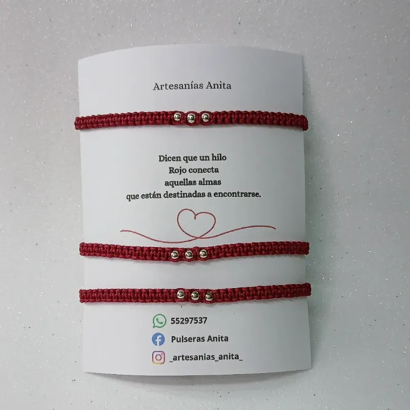 Trío de pulseras