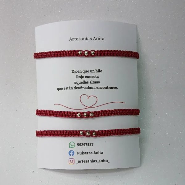 Trío de pulseras