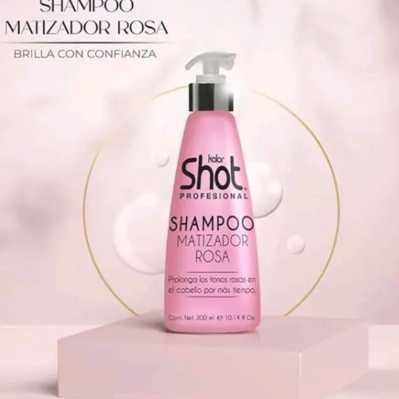Shampoo Matizador Rosa Shot  7usd