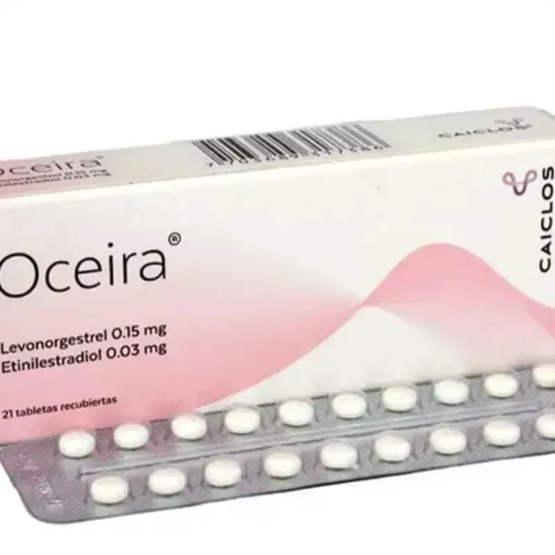  Pastillas Anticonceptivas (Oceira)(Etinor) Levonorgestrel 0.15 mg  Etinilestradiol 0.03 mg  ( 21)