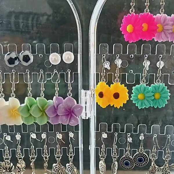 Aretes de flores