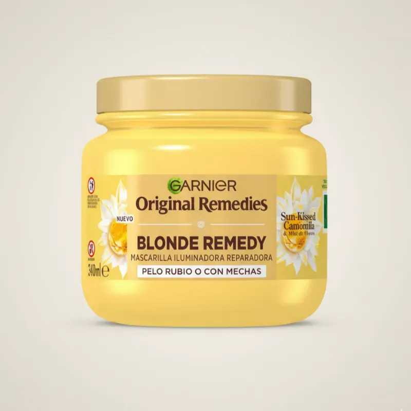  Garnier Original Remedies Blonde Remedy Mascarilla Iluminadora Reparadora