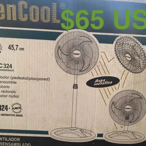 Ventilador  (pedestal/piso/pared)