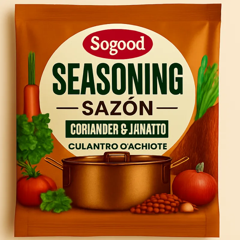 SAZÓN CON CULANTRO Y ACHIOTE