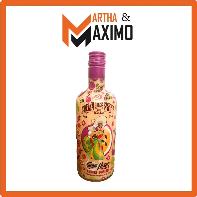 Crema sabor Maracuyá con tequila