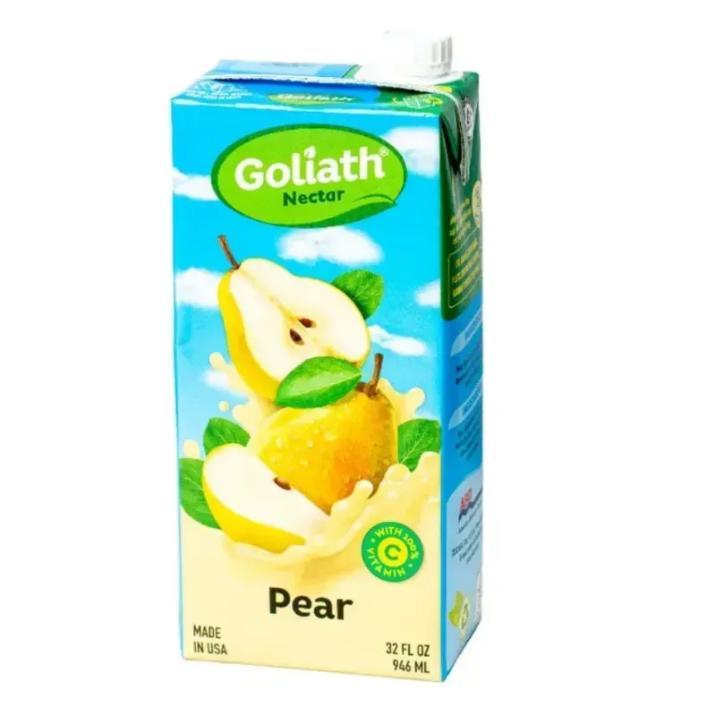 Jugo Natural de Pera en Conserva 1 Litro (Caja)