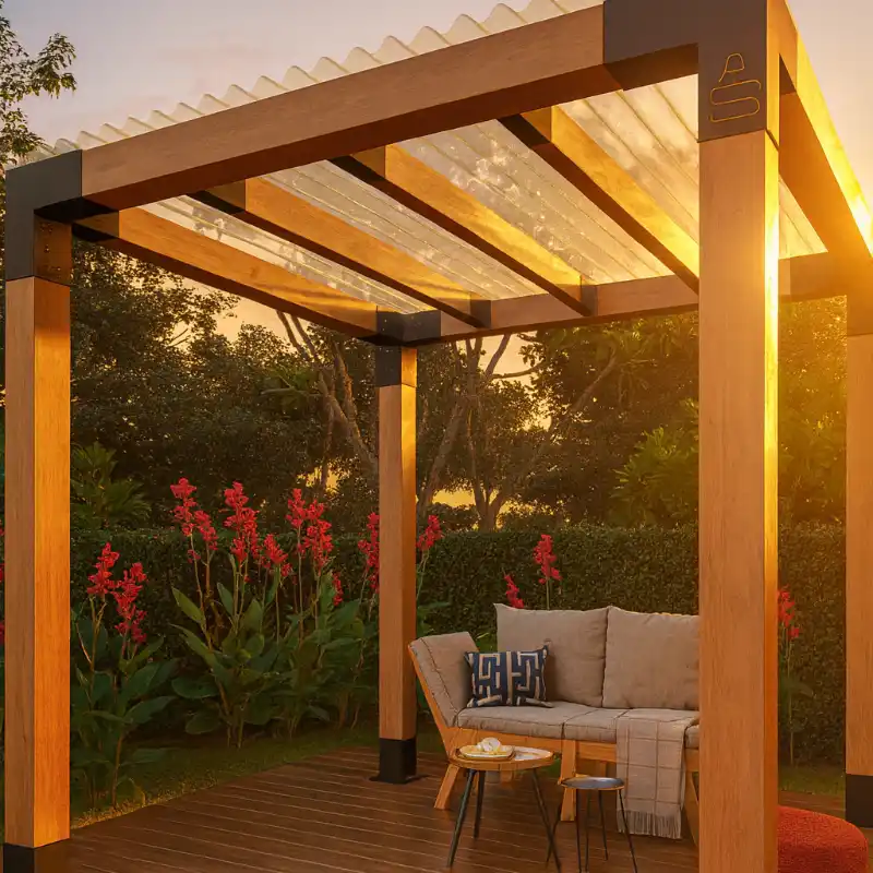 Pérgola WPC (220 x 220)