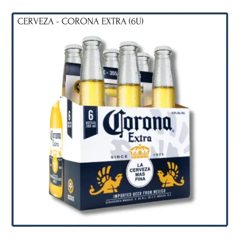 Cerveza - Corona Extra 355ml (6u)