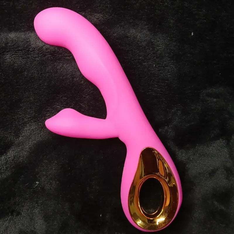 Vibrador de empuje de conejo para adultos