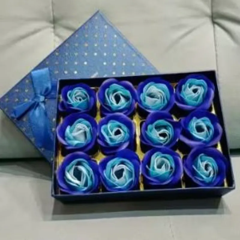 Jabón en forma de rosas