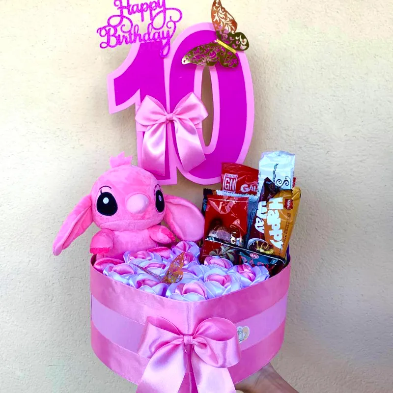 Stitch y Rosas