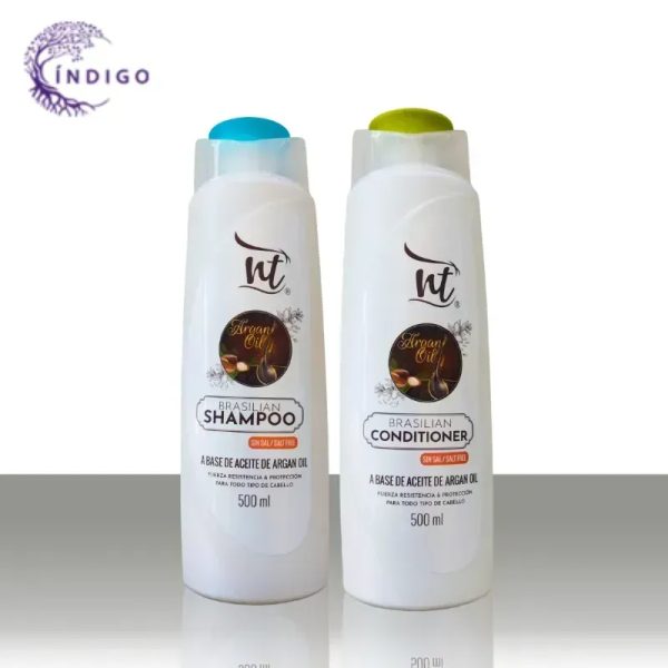 Juego de Champú y Acondicionador De Argan 500 ml