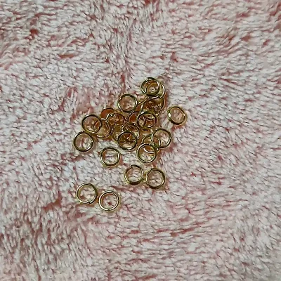 Aros dorados 4 mm