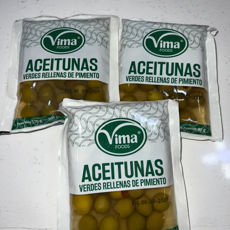 Pqte de aceitunas rellenas