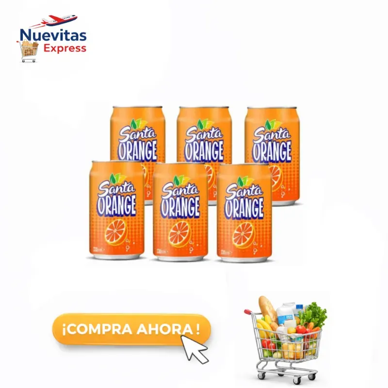 Set de 6 Refrescos de Naranja