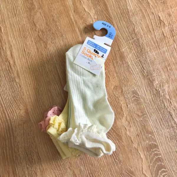 Pack de 5 pares de medias con encaje