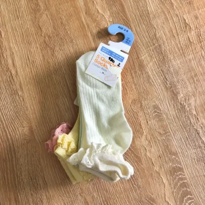 Pack de 5 pares de medias con encaje