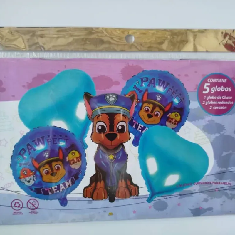 Set de globos de 5 piezas temáticos y de fiesta