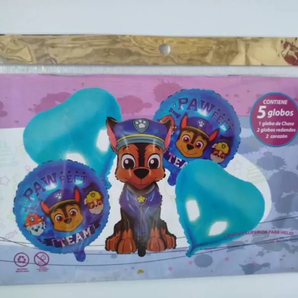 Set de globos de 5 piezas temáticos y de fiesta