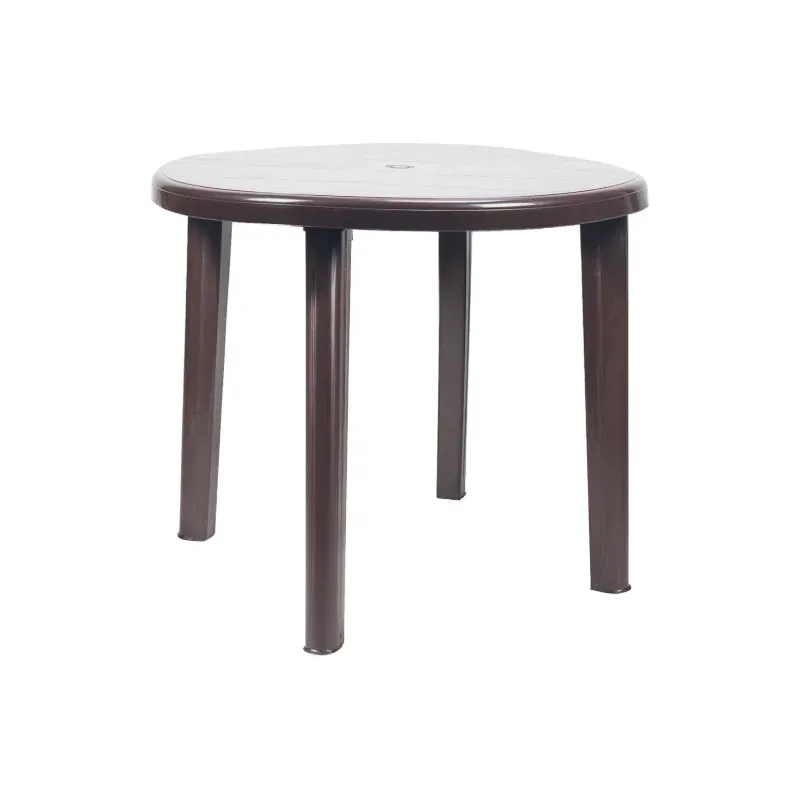 MESA REDONDA MARRON 89x89x72cm 7HOUSE