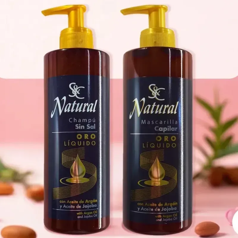 JUEGO DE SHAMPOO ORO LIQUIDO 400ML