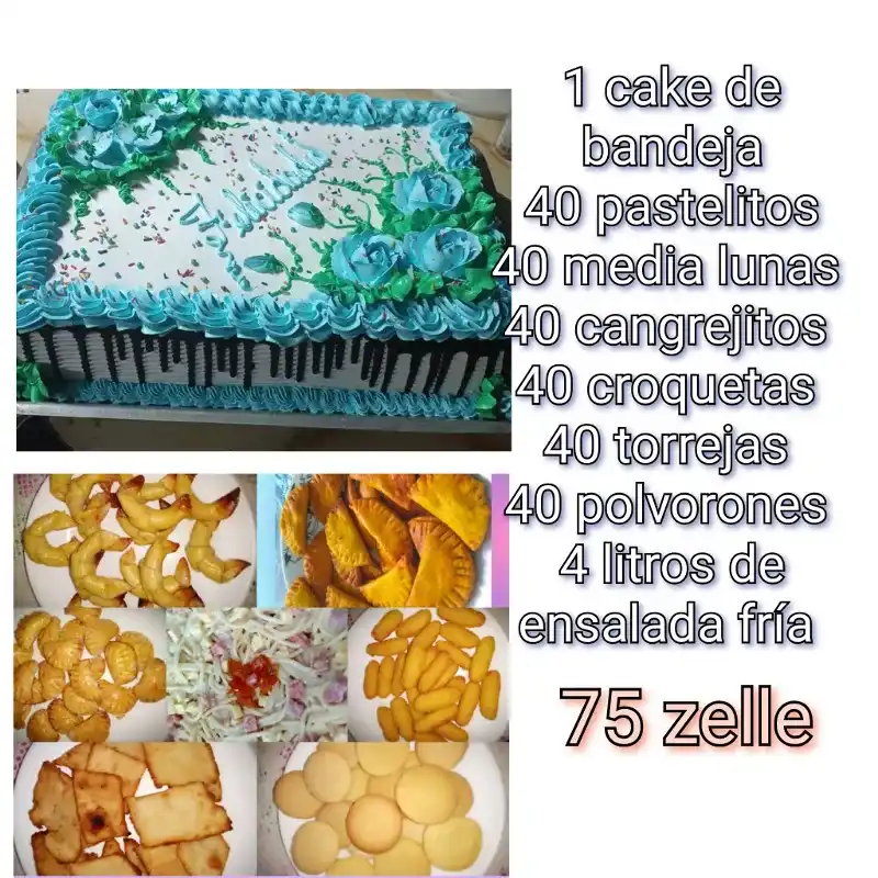 Combos de bufet para cumpleaños